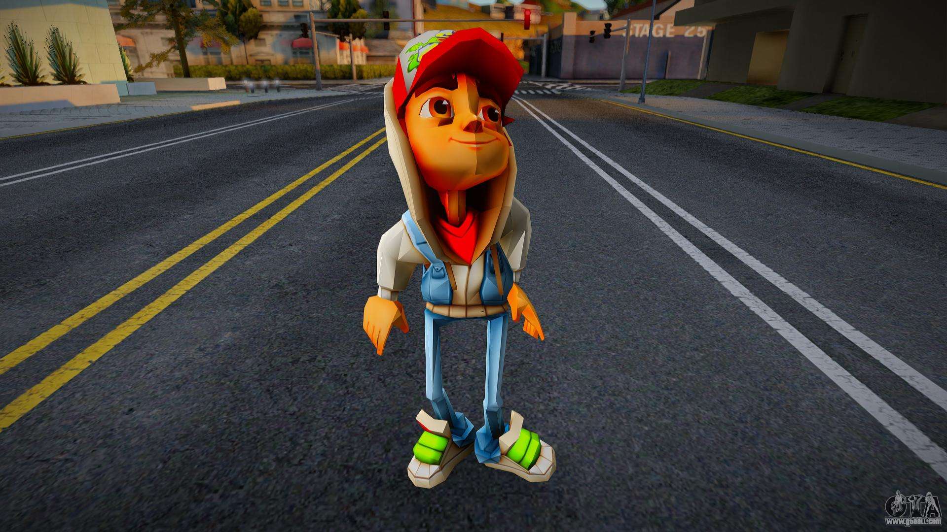 Download Character from Subway Surfers (Android) for GTA San Andreas