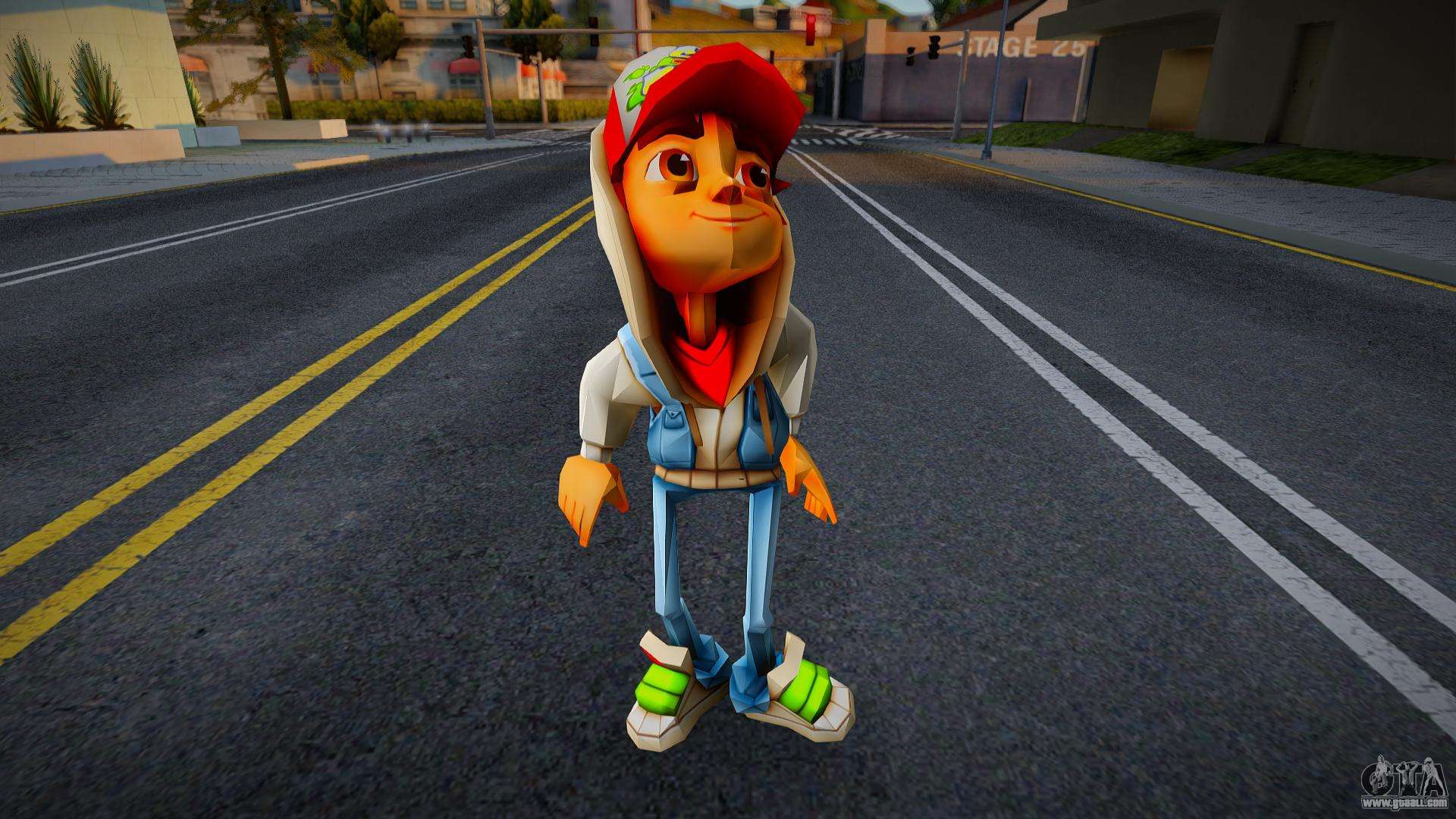 Personagem de Subway Surfers (Android) para GTA San Andreas