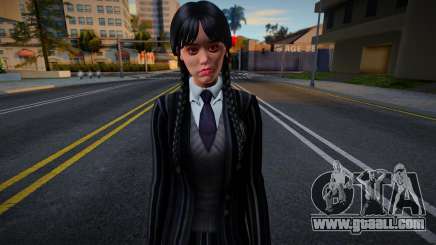 Wednesday Addams - Nevermore Uniform for GTA San Andreas