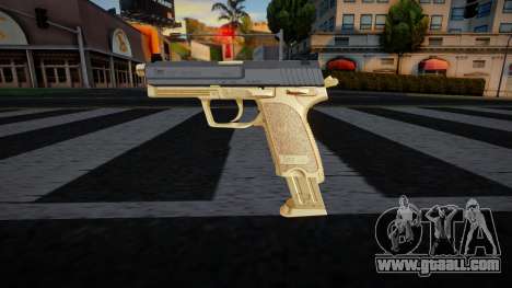 Black Gold Glock for GTA San Andreas