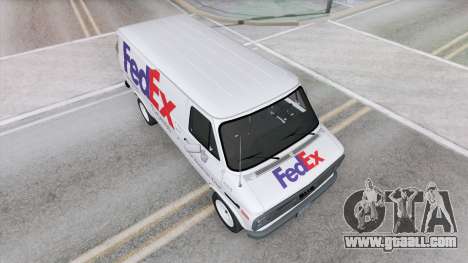 GMC G1500 Cargo Van FedEx Express Delivery for GTA San Andreas