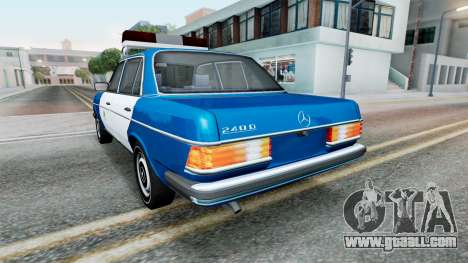 Mercedes-Benz 240 D Police (W123) 1975 for GTA San Andreas