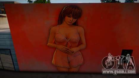 Mural Kazumi Sexi for GTA San Andreas