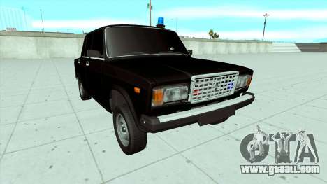 VAZ 2107 Unmarked for GTA San Andreas