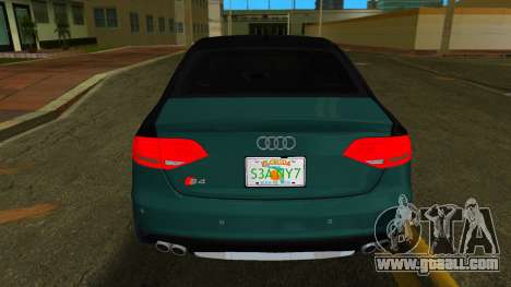 Audi S4 (B8) 2010 (Florida Plate) for GTA Vice City