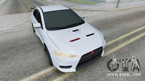 Mitsubishi Lancer Evolution X 2008 White for GTA San Andreas
