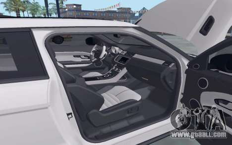 Range Rover Evoque Coupe for GTA San Andreas