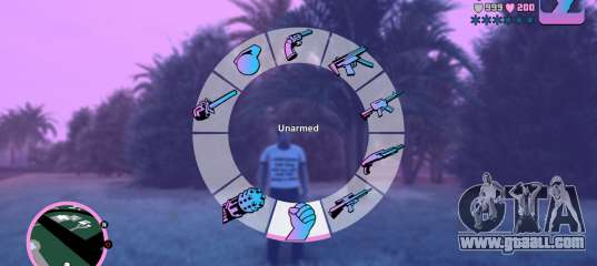Restored Weapon Icons for GTA Vice City Definitive Edition