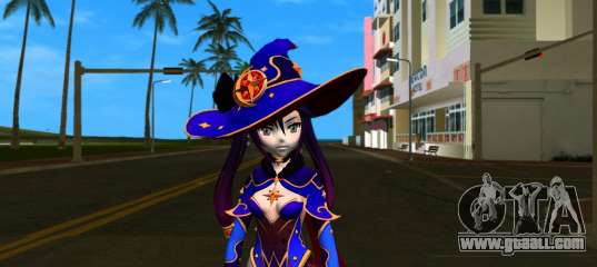 Mona Megistus from Genshin Impact v2 for GTA Vice City