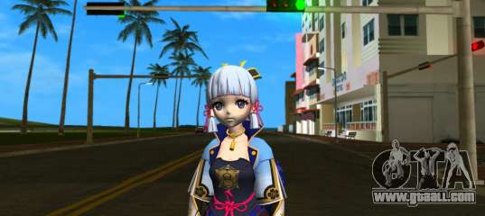 Kamisato Ayaka from Genshin Impact for GTA Vice City