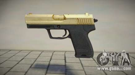 HK USP.45 ACP Gold from Stalker for GTA San Andreas
