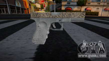 Desert Eagle Painted for GTA San Andreas