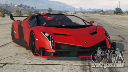 Lamborghini Veneno Roadster 2014 [digital dials] for GTA 5