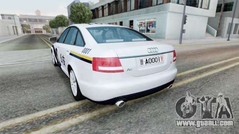 Audi A6 Sedan China Police (C6) 2005 for GTA San Andreas