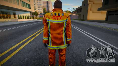 HD Fireman From GTA V for GTA San Andreas