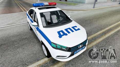 Lada Vesta Police (GFL) 2015 for GTA San Andreas