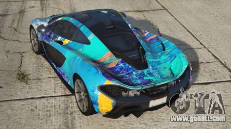 McLaren P1 Process Cyan