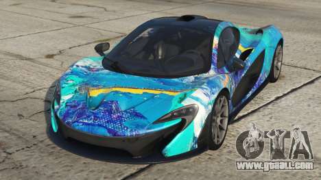 McLaren P1 Process Cyan