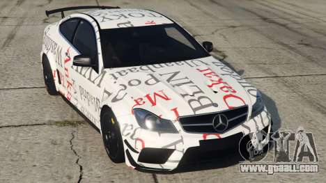 Mercedes-Benz C 63 AMG White Smoke