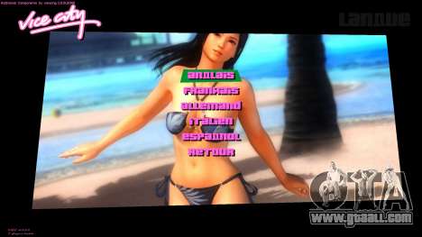 Dead Or Alive Menu 2 for GTA Vice City