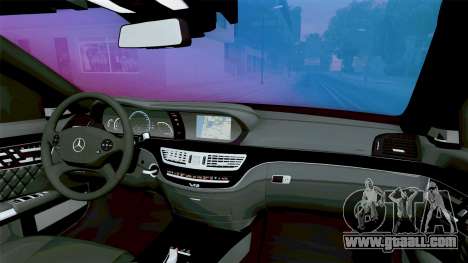 Mercedes-Benz S 65 AMG (W221) Alizarin Crimson for GTA San Andreas