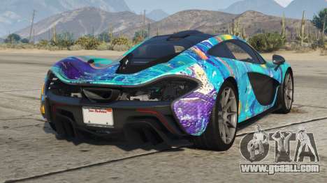 McLaren P1 Process Cyan