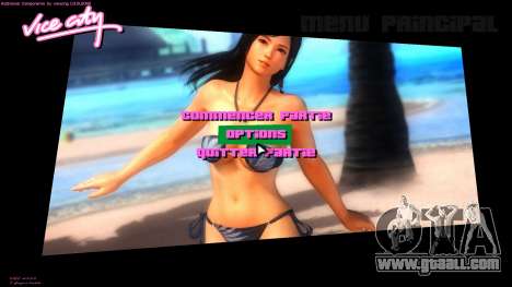 Dead Or Alive Menu 2 for GTA Vice City