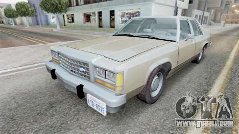 Ford LTD Crown Victoria 1985 Gray Olive for GTA San Andreas