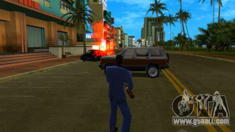 New fire, font, blood effects for GTA Vice City