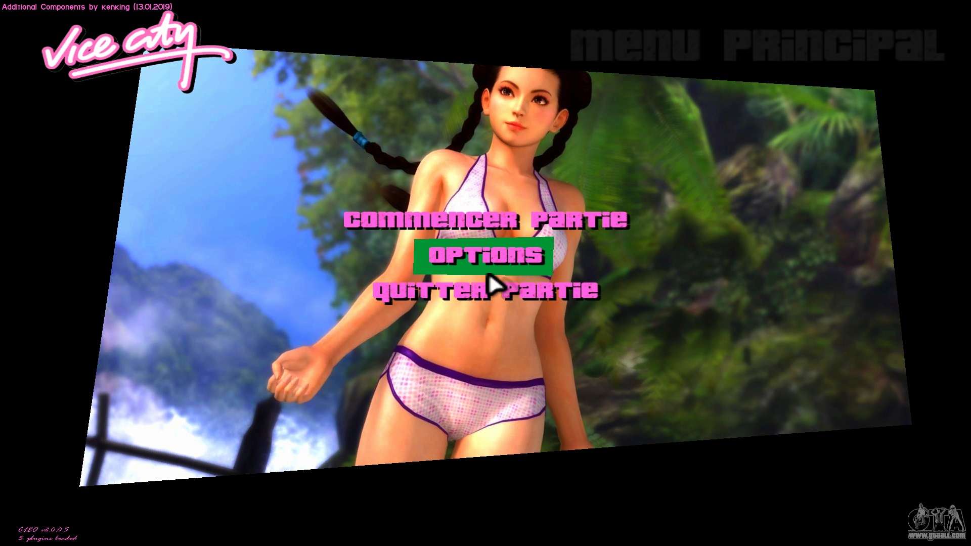 Dead Or Alive HD Sexy Menu 2 for GTA Vice City