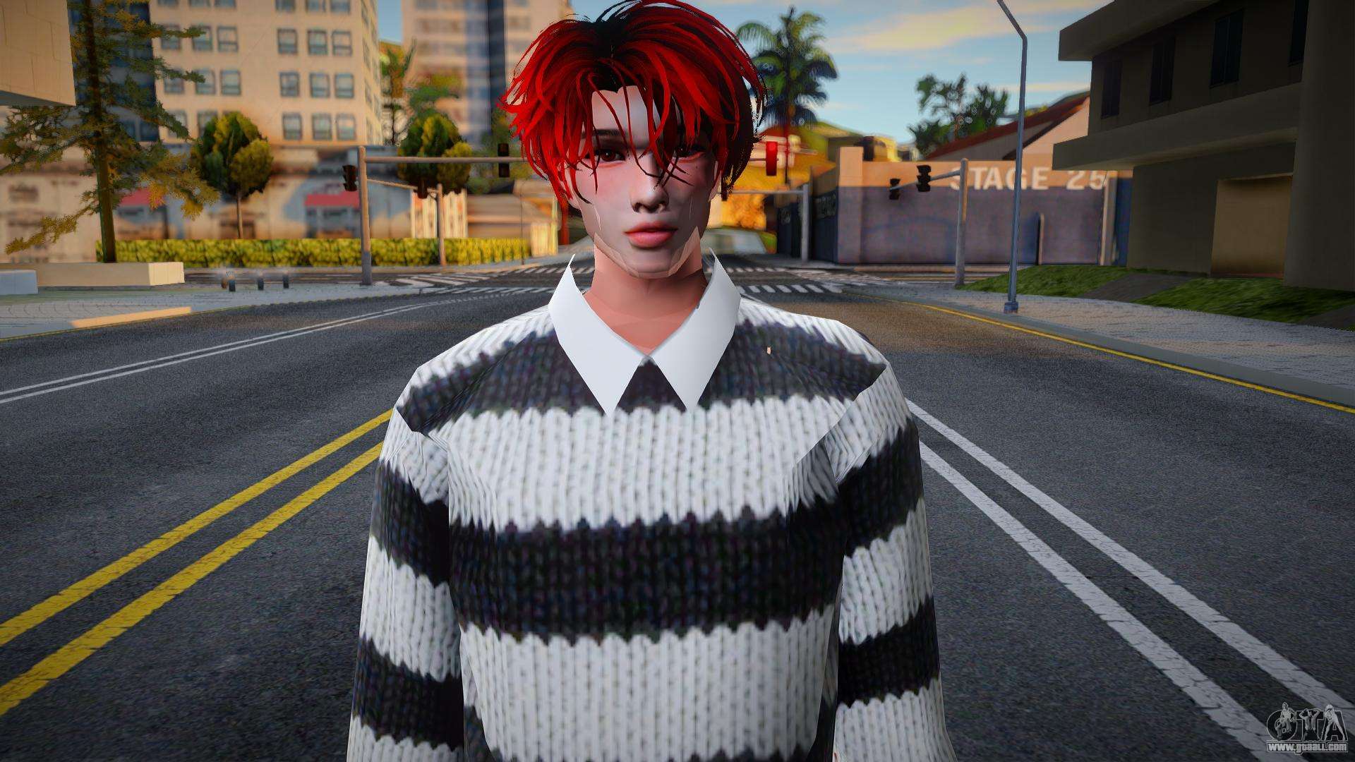 Bacon Hair Male para GTA San Andreas