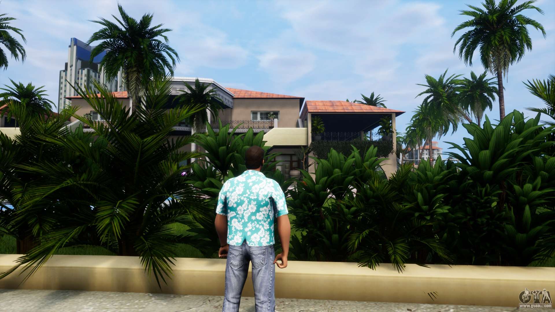 Hawaiian Themed Shirt v1 for GTA Vice City Definitive Edition