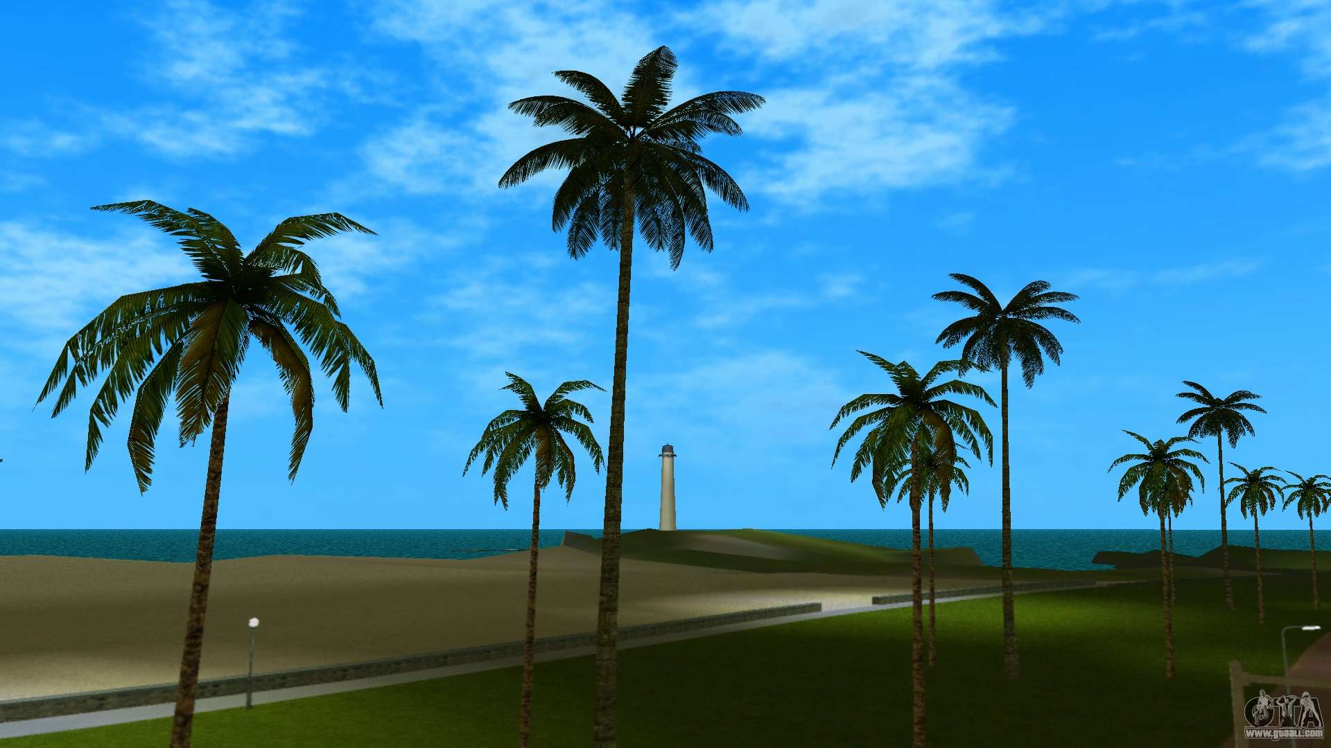 Vice City Realistic Palm Trees - GTA: Vice City