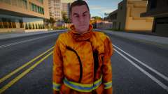HD Fireman From GTA V for GTA San Andreas