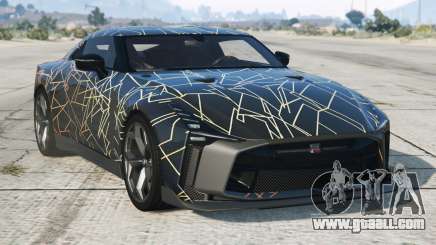 Nissan GT-R50 Ebony Clay for GTA 5