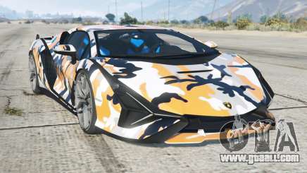 Lamborghini Sian Topaz for GTA 5