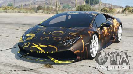 Lamborghini Huracan Satin Sheen Gold for GTA 5