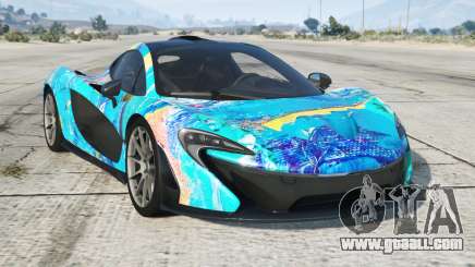 McLaren P1 Process Cyan for GTA 5