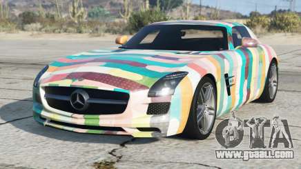 Mercedes-Benz SLS 63 Tiffany Blue for GTA 5