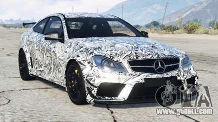 Mercedes-Benz C 63 AMG Black Series Coupe S12 for GTA 5