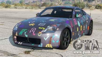 Nissan Fairlady Z Blue Bayoux for GTA 5