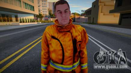 HD Fireman From GTA V for GTA San Andreas