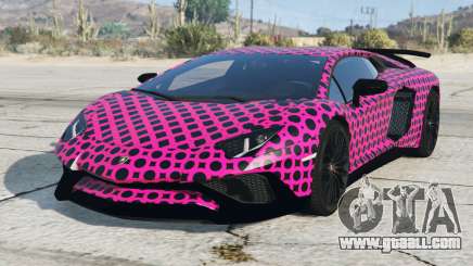 Lamborghini Aventador Wild Strawberry for GTA 5