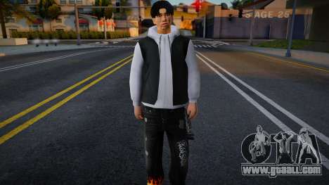 The guy in the hoodie and vest for GTA San Andreas