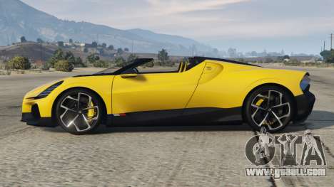 Bugatti W16 Mistral Banana Yellow