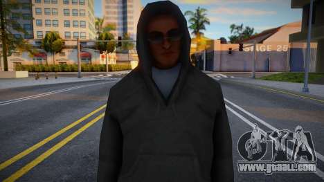 White Hoody Man for GTA San Andreas