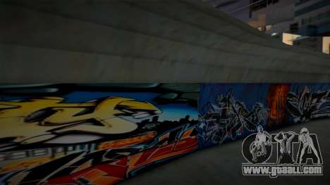 Wild Walls v2 (Graffiti Environment) for GTA San Andreas