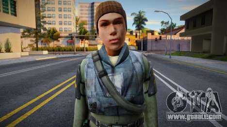 Half-Life 2 Rebels Female v5 for GTA San Andreas