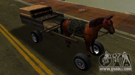 Horse with cart v1 for GTA Vice City