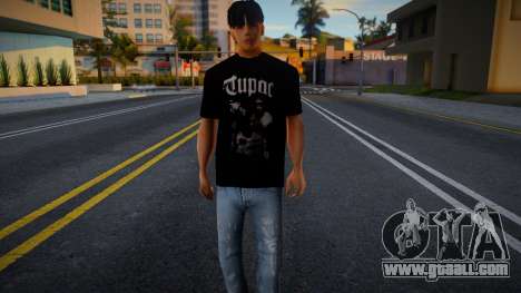 Man T-Shirt Tupac for GTA San Andreas